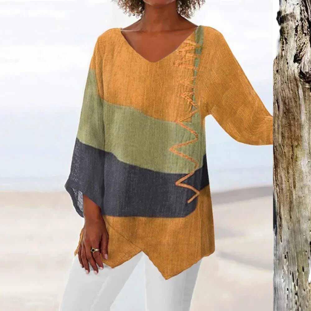 Kia | Tri-Color Shirt with Tummy Coverage