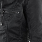 Kirra | Waterproof Hooded Faux Leather Jacket