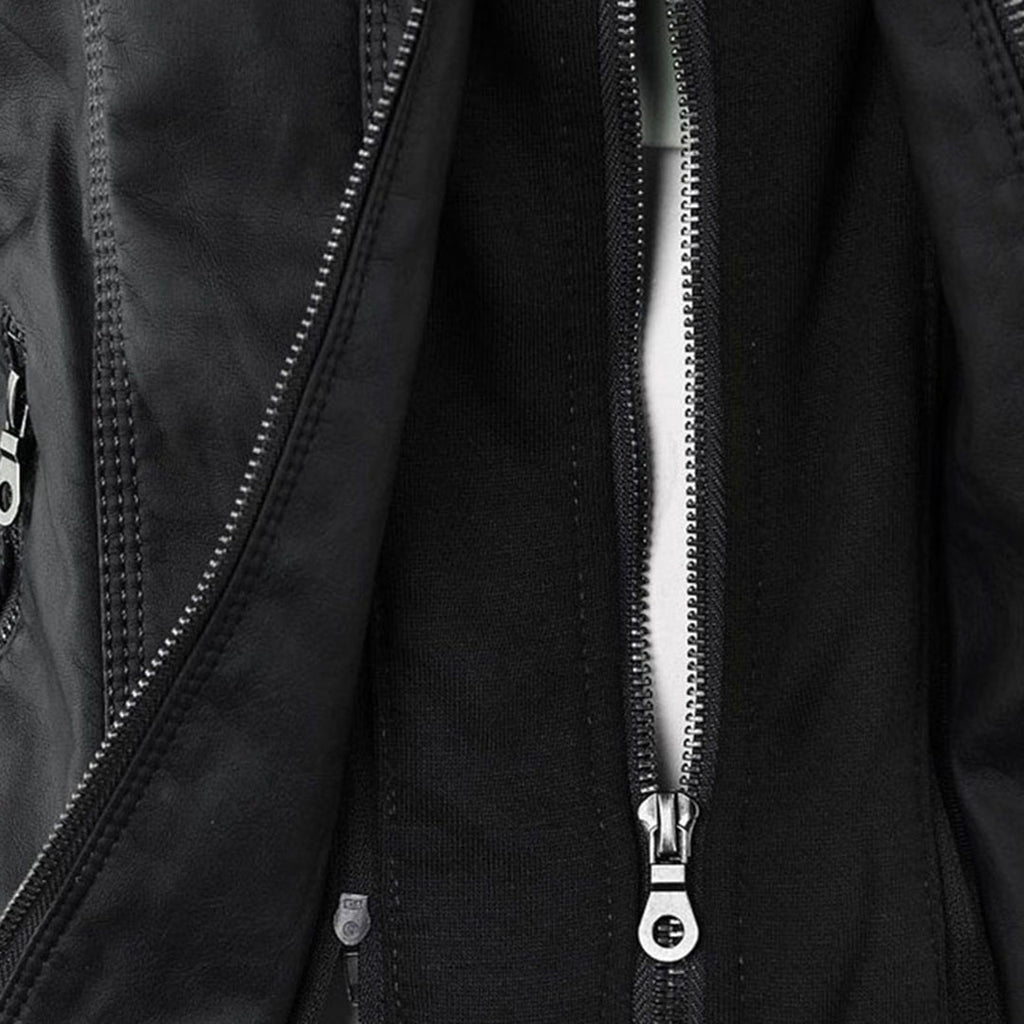Kirra | Waterproof Hooded Faux Leather Jacket