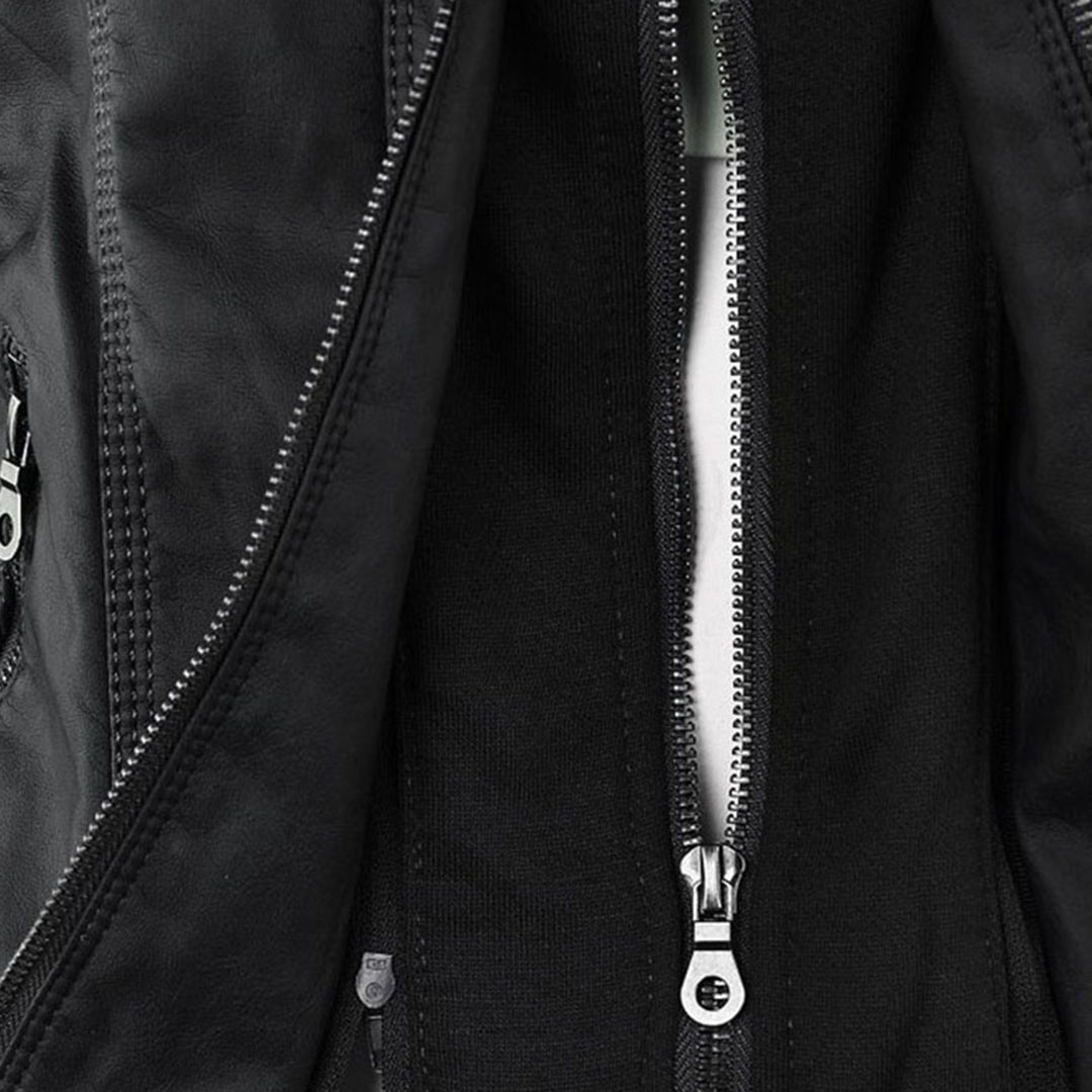 Kirra | Waterproof Hooded Faux Leather Jacket
