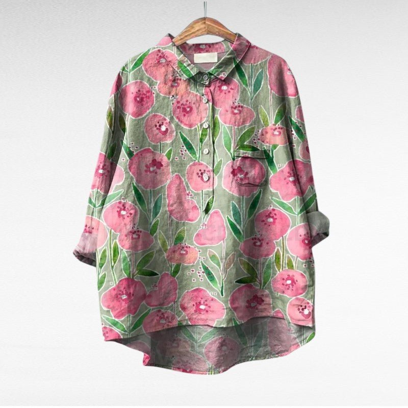 Lavinia | Classic Elegant Floral Blouse