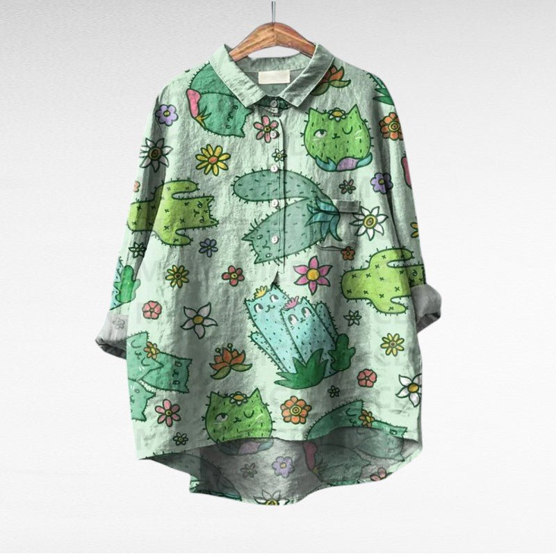 Lavinia | Classic Elegant Floral Blouse