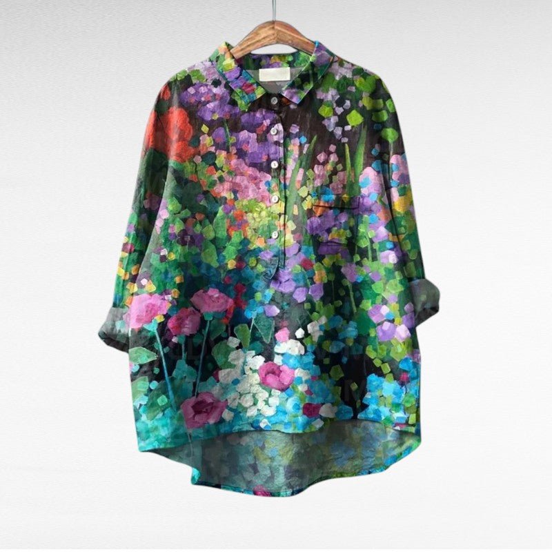 Lavinia | Classic Elegant Floral Blouse