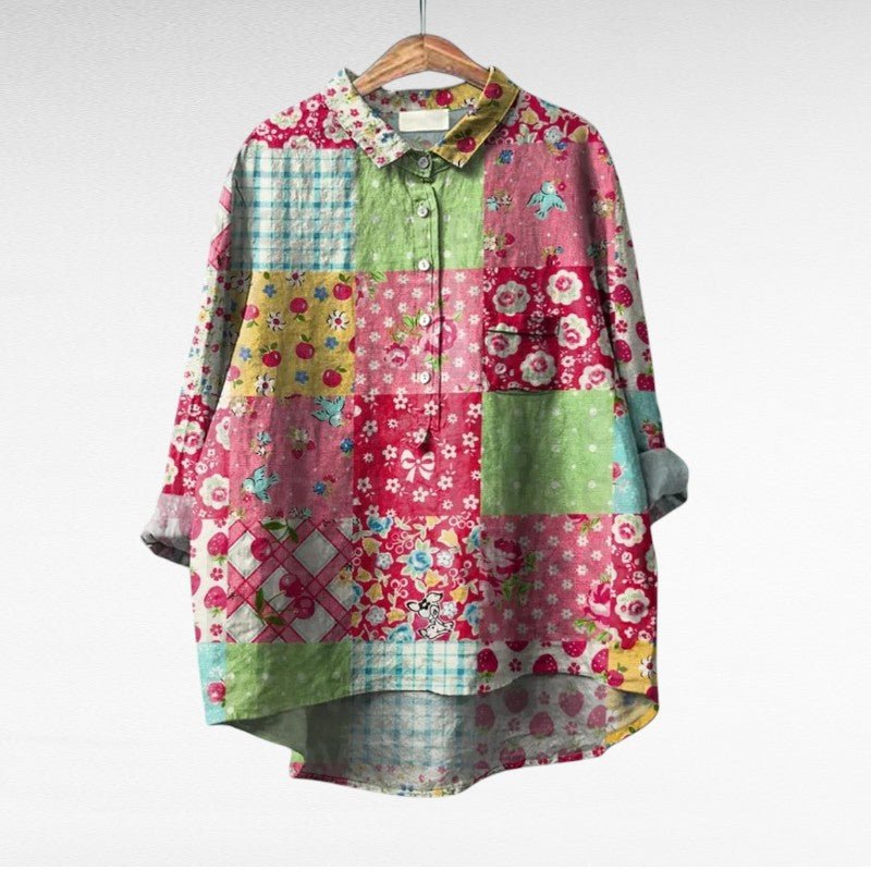 Lavinia | Classic Elegant Floral Blouse