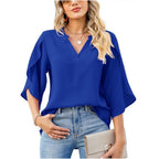 Seraphina | Flowing Split-Sleeve Blouse