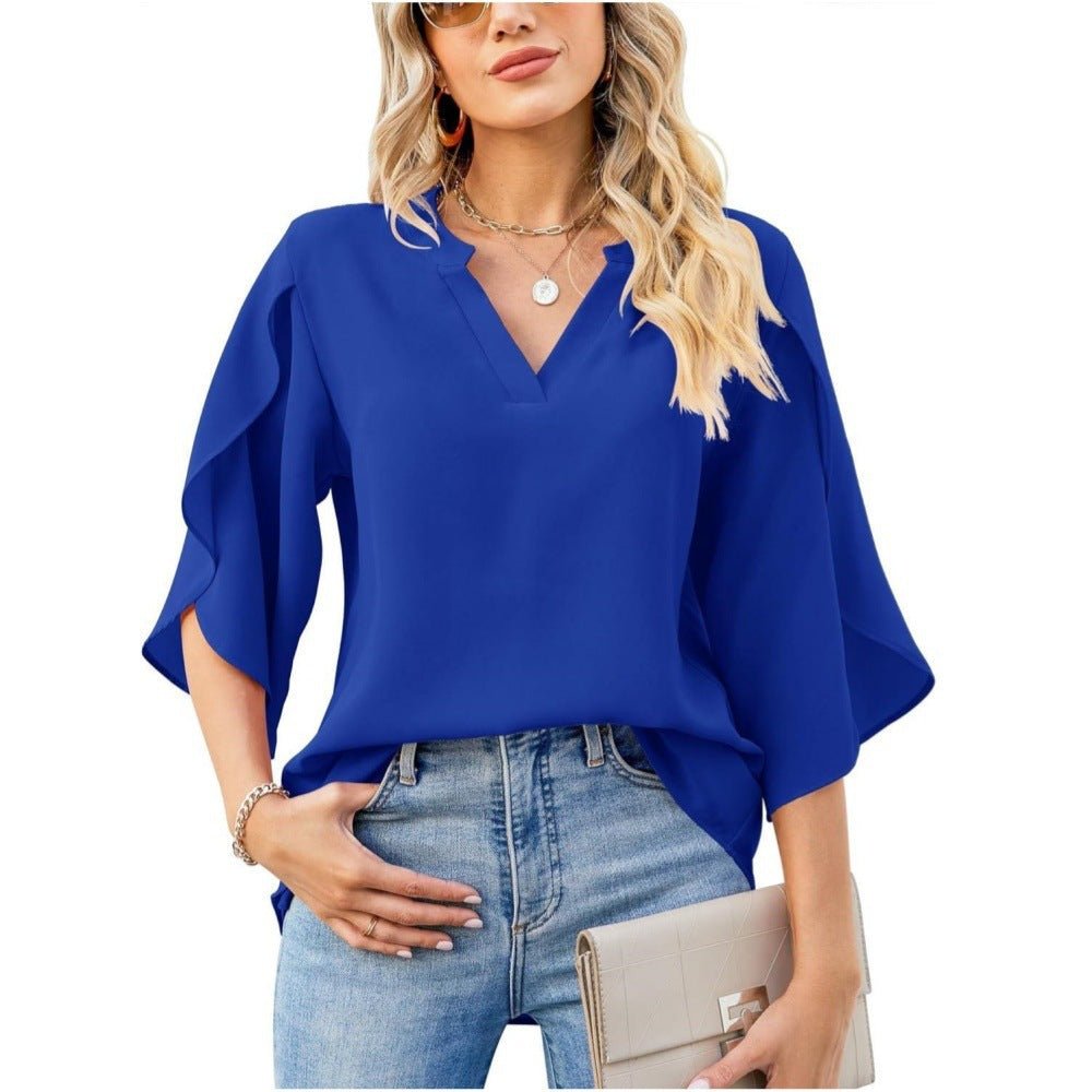 Seraphina | Flowing Split-Sleeve Blouse