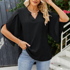 Seraphina | Flowing Split-Sleeve Blouse