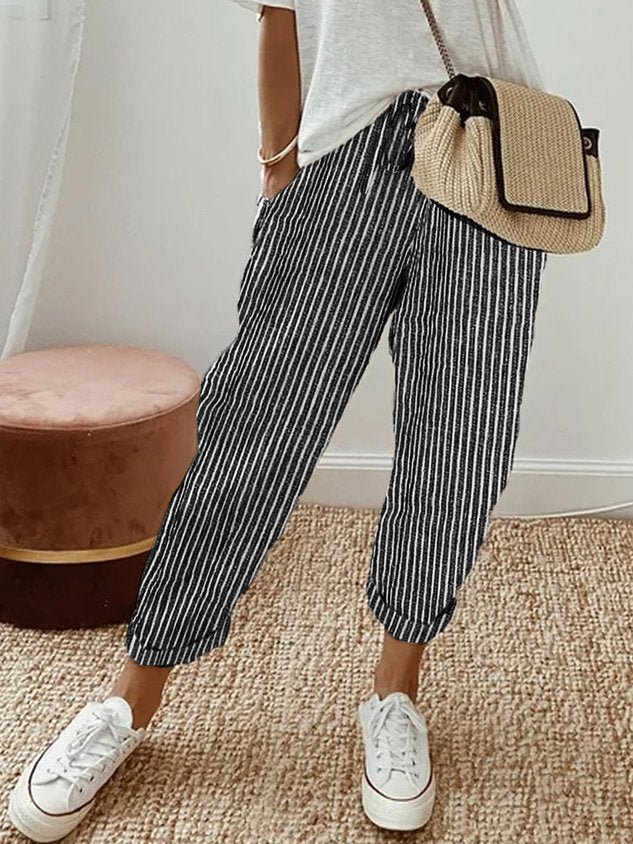Leona | Rolled Cuff Relaxed Jogger Pants