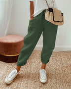 Leona | Rolled Cuff Relaxed Jogger Pants