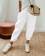 Leona | Rolled Cuff Relaxed Jogger Pants