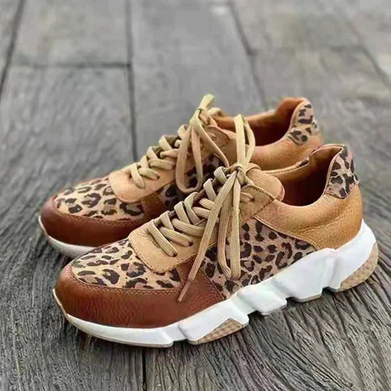 Kaelynn | Leopard Print Women’s Sneakers