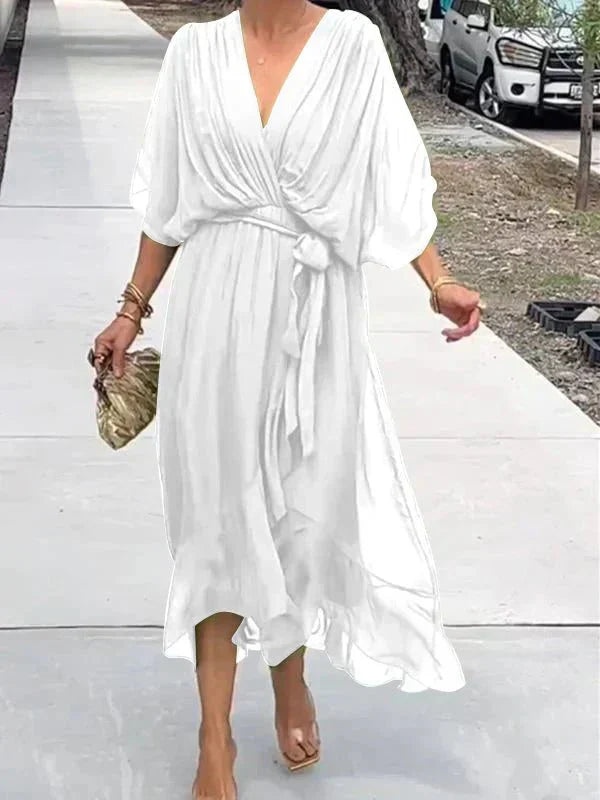 Women’s Elegant Flowing Chiffon Maxi Dress