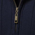Brandy | Ribbed Zip-Neck Men’s Sweater