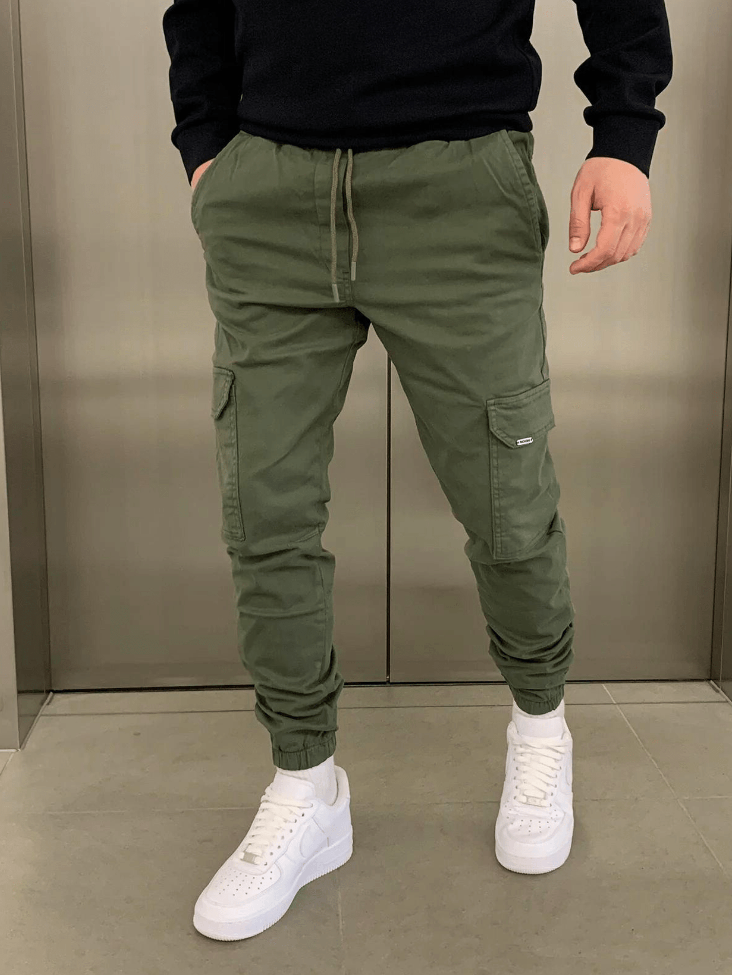 Men’s Cargo Jogger Pants – Casual Comfort Fit