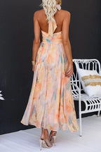 Maristella | Open Back Maxi Dress