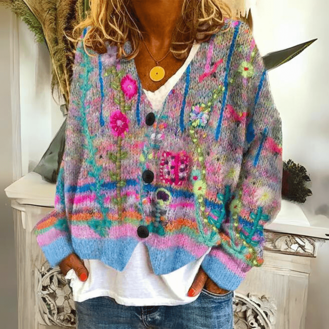 Women’s Printed Knitted Vest