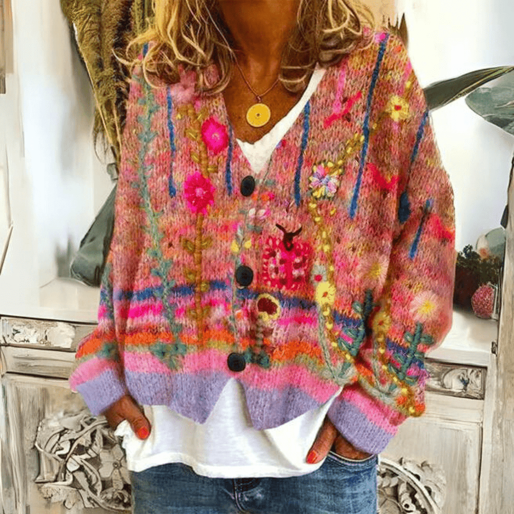 Women’s Printed Knitted Vest