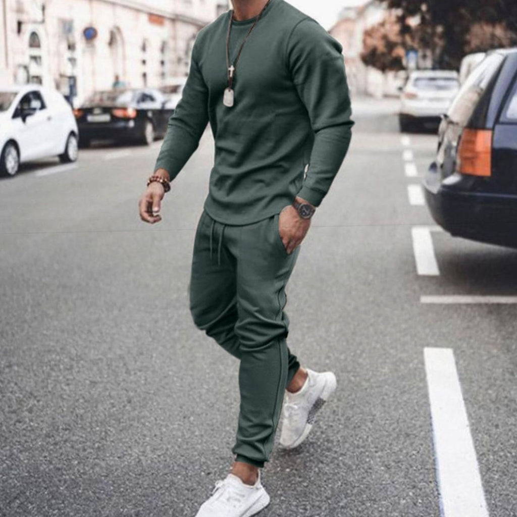 Atlas | Men’s Crewneck Pullover & Tapered Jogger Set