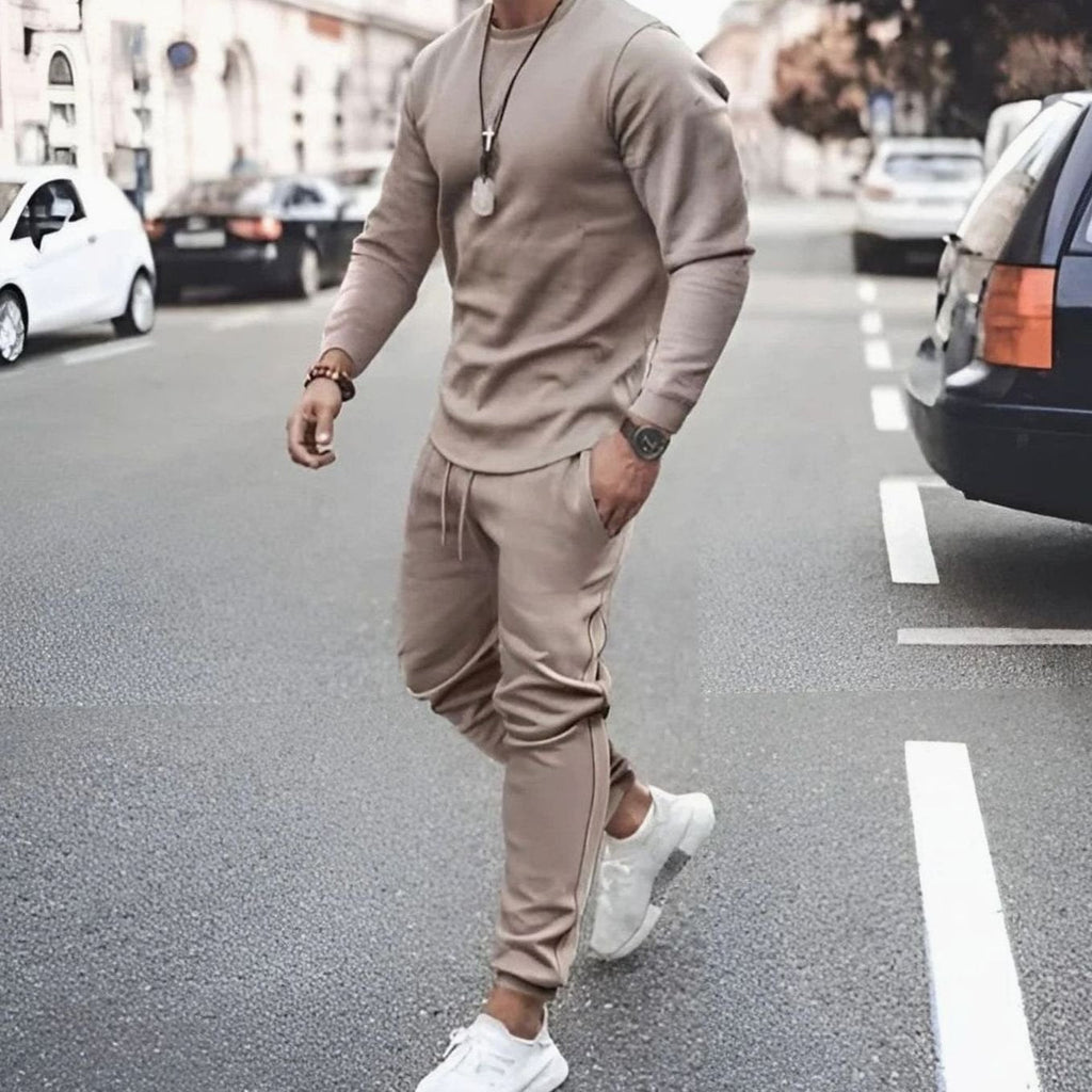 Atlas | Men’s Crewneck Pullover & Tapered Jogger Set