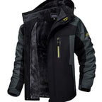 Garrett | Men’s Waterproof Fleece-Lined Hooded Ski Jacket
