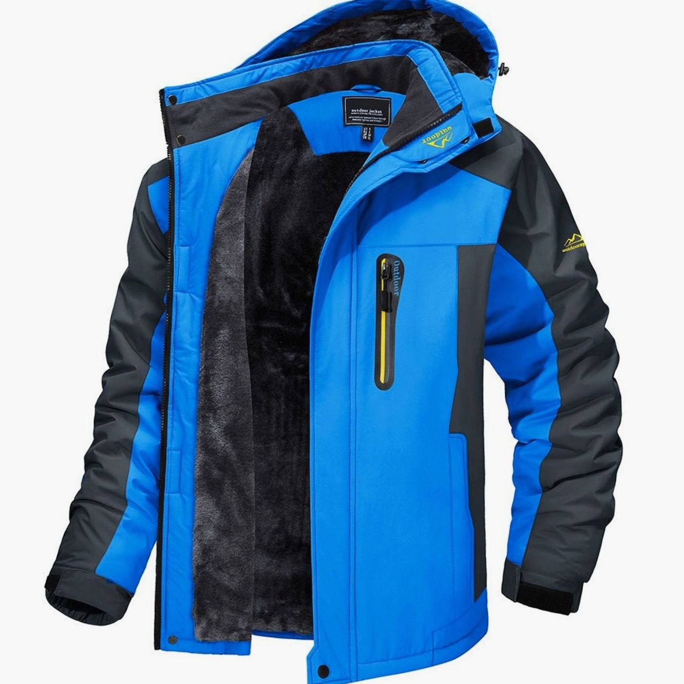 Garrett | Men’s Waterproof Fleece-Lined Hooded Ski Jacket