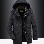 Logan | Men’s Hooded Multi-Pocket Insulated Winter Parka Jacket