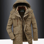 Logan | Men’s Hooded Multi-Pocket Insulated Winter Parka Jacket