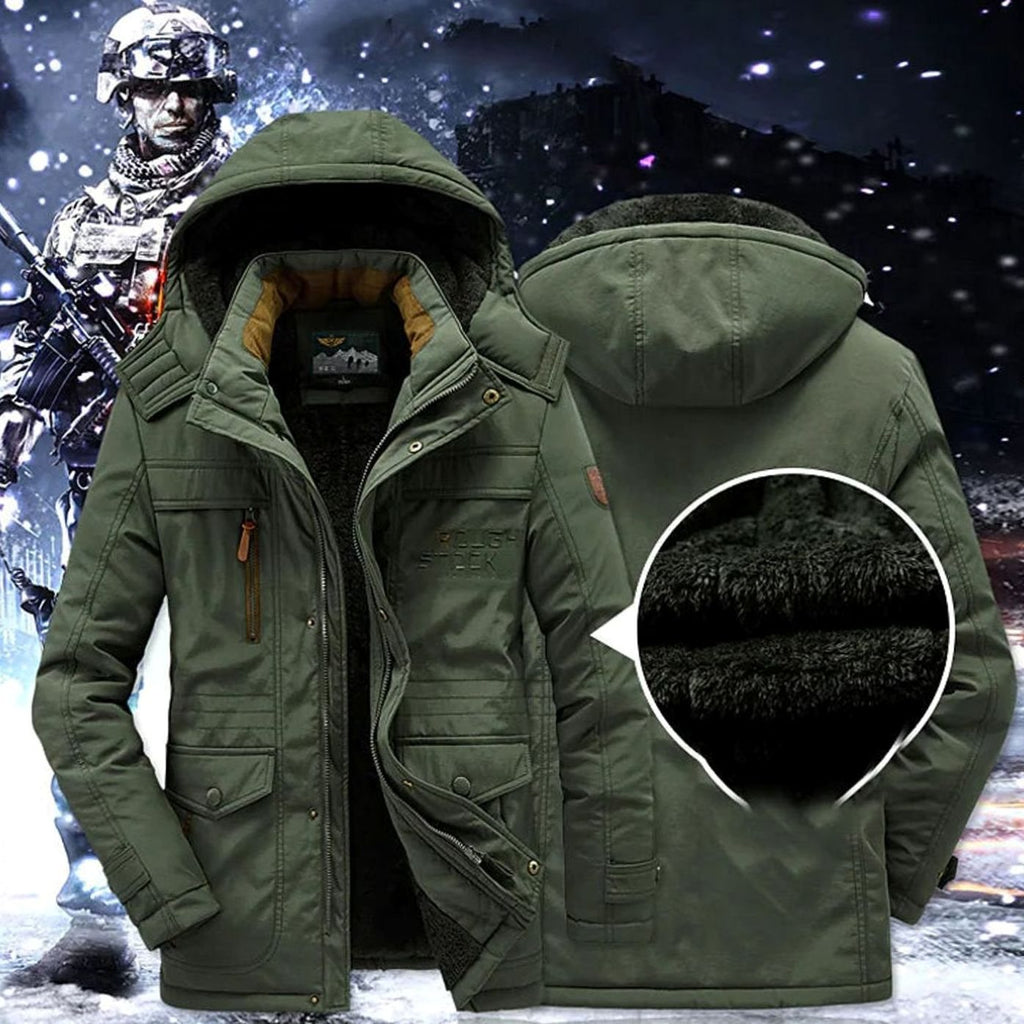 Logan | Men’s Hooded Multi-Pocket Insulated Winter Parka Jacket