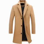 Sterling | Men’s Single-Breasted Notch-Lapel Topcoat