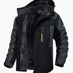 Sterling | Men’s Fleece-Lined Waterproof Hooded Ski Jacket