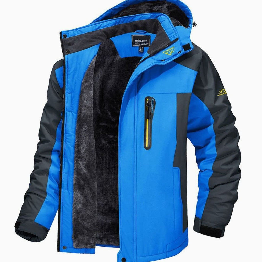 Sterling | Men’s Fleece-Lined Waterproof Hooded Ski Jacket