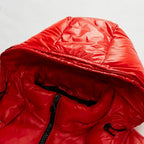 Asher | Men’s Glossy High-Shine Hooded Puffer Jacket