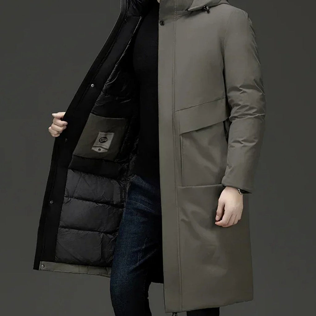 Soren | Men’s Hooded Quilted-Lined Long Weatherproof Parka