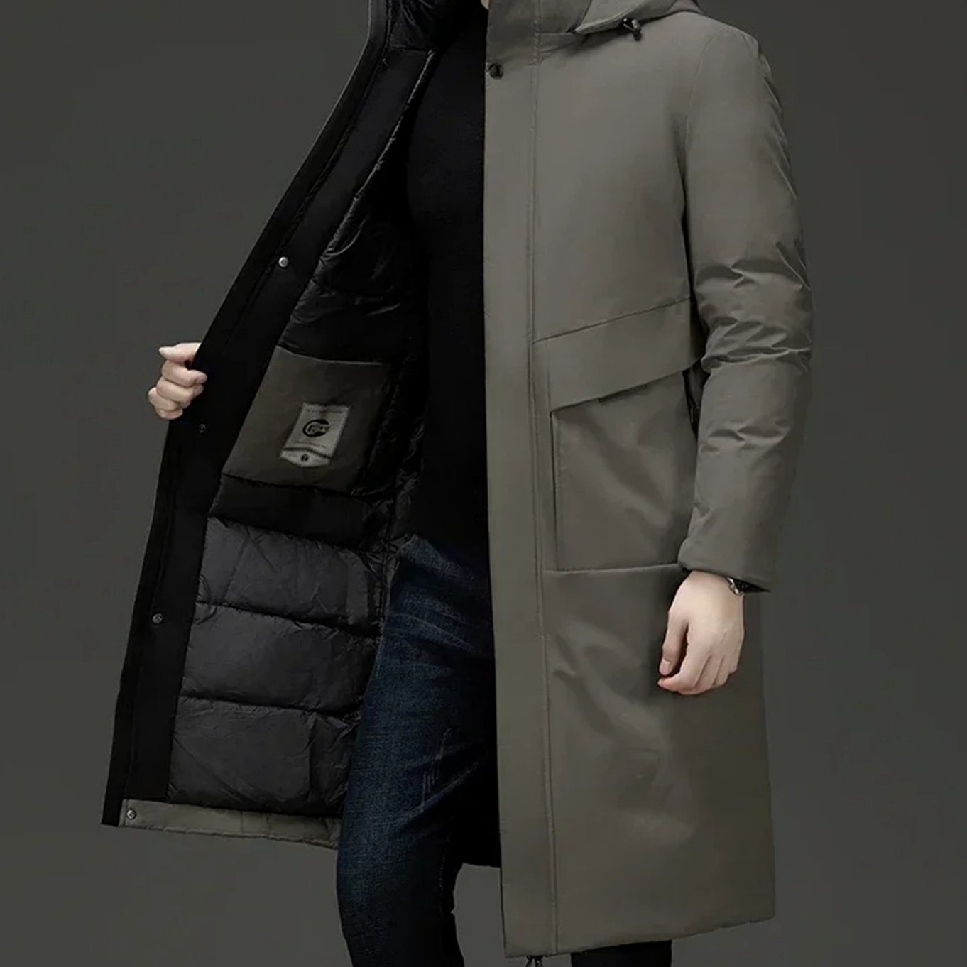 Soren | Men’s Hooded Quilted-Lined Long Weatherproof Parka