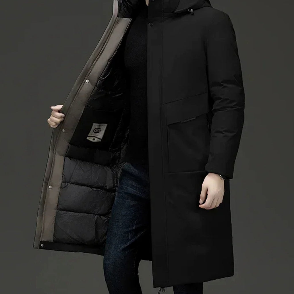 Soren | Men’s Hooded Quilted-Lined Long Weatherproof Parka