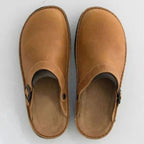 Rowan | Orthopedic Adjustable Buckle Suede Slip-On Comfort Clogs