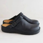 Rowan | Orthopedic Adjustable Buckle Suede Slip-On Comfort Clogs