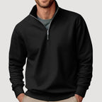 Mason | Men’s Quarter-Zip Fleece Stand-Collar Pullover Sweatshirt