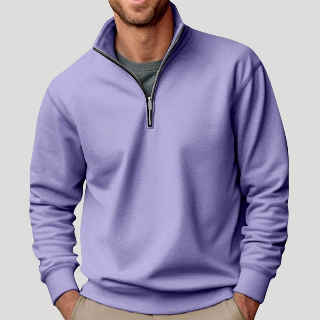 Mason | Men’s Quarter-Zip Fleece Stand-Collar Pullover Sweatshirt