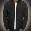 Jax | Men’s Diamond-Quilted Zip-Front Flight Bomber Jacket