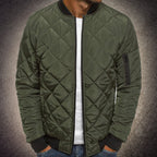 Jax | Men’s Diamond-Quilted Zip-Front Flight Bomber Jacket