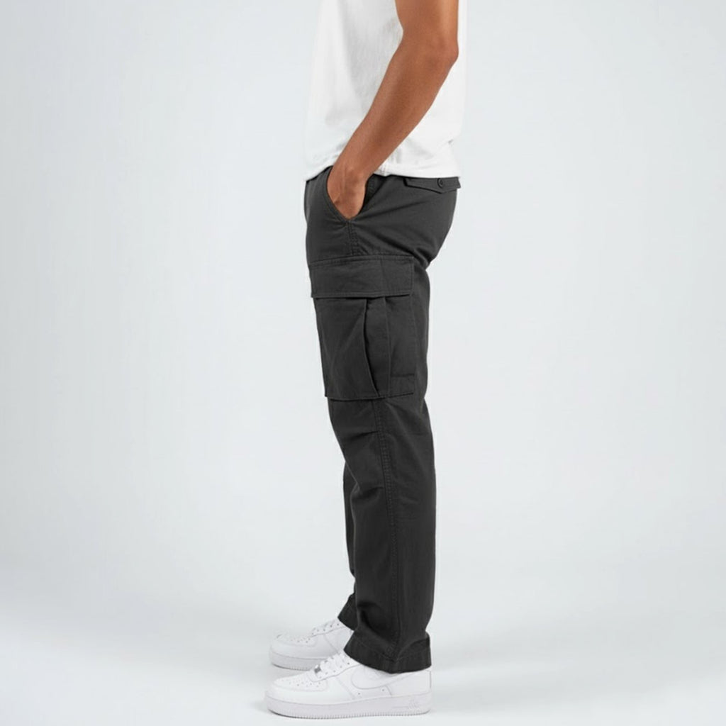 Mason | Men’s Streamlined Cargo-Pocket Straight-Leg Stretch Pants