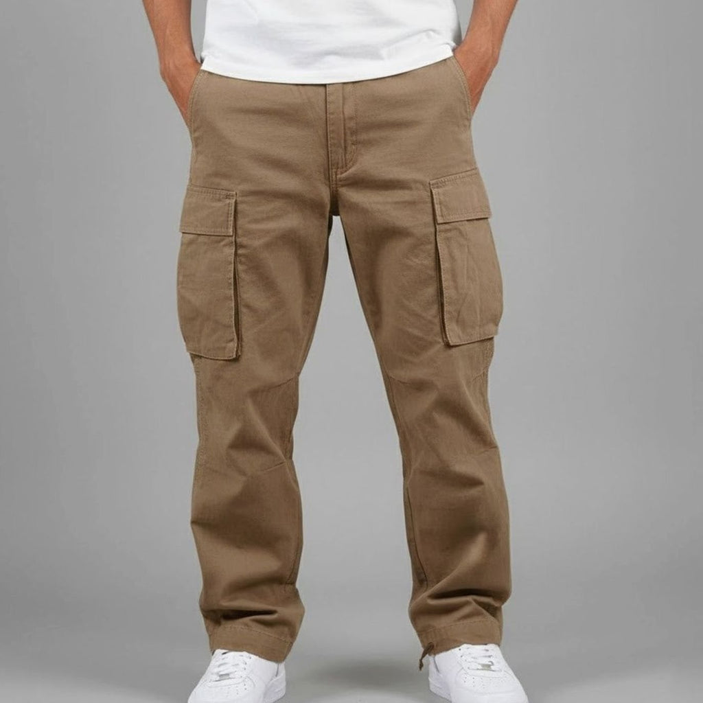 Mason | Men’s Streamlined Cargo-Pocket Straight-Leg Stretch Pants