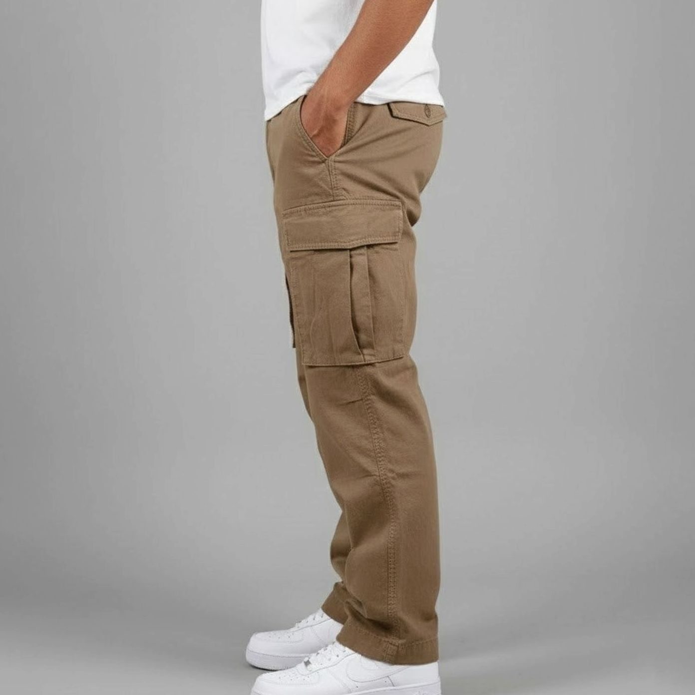 Mason | Men’s Streamlined Cargo-Pocket Straight-Leg Stretch Pants