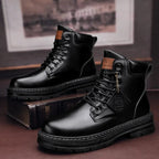 Hudson | Men’s Wheat Nubuck Lace-Up Lug Sole Work Boots