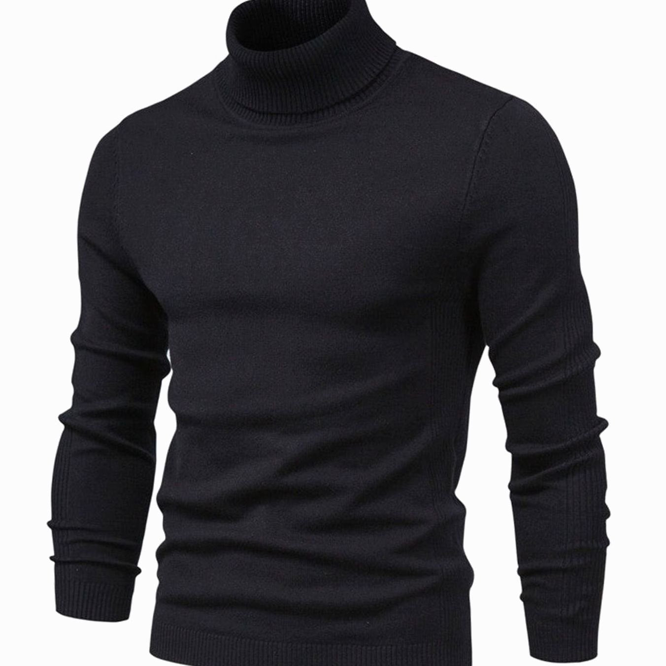 Julian | Men’s Slim-Fit Fine-Gauge Roll-Neck Turtleneck Sweater