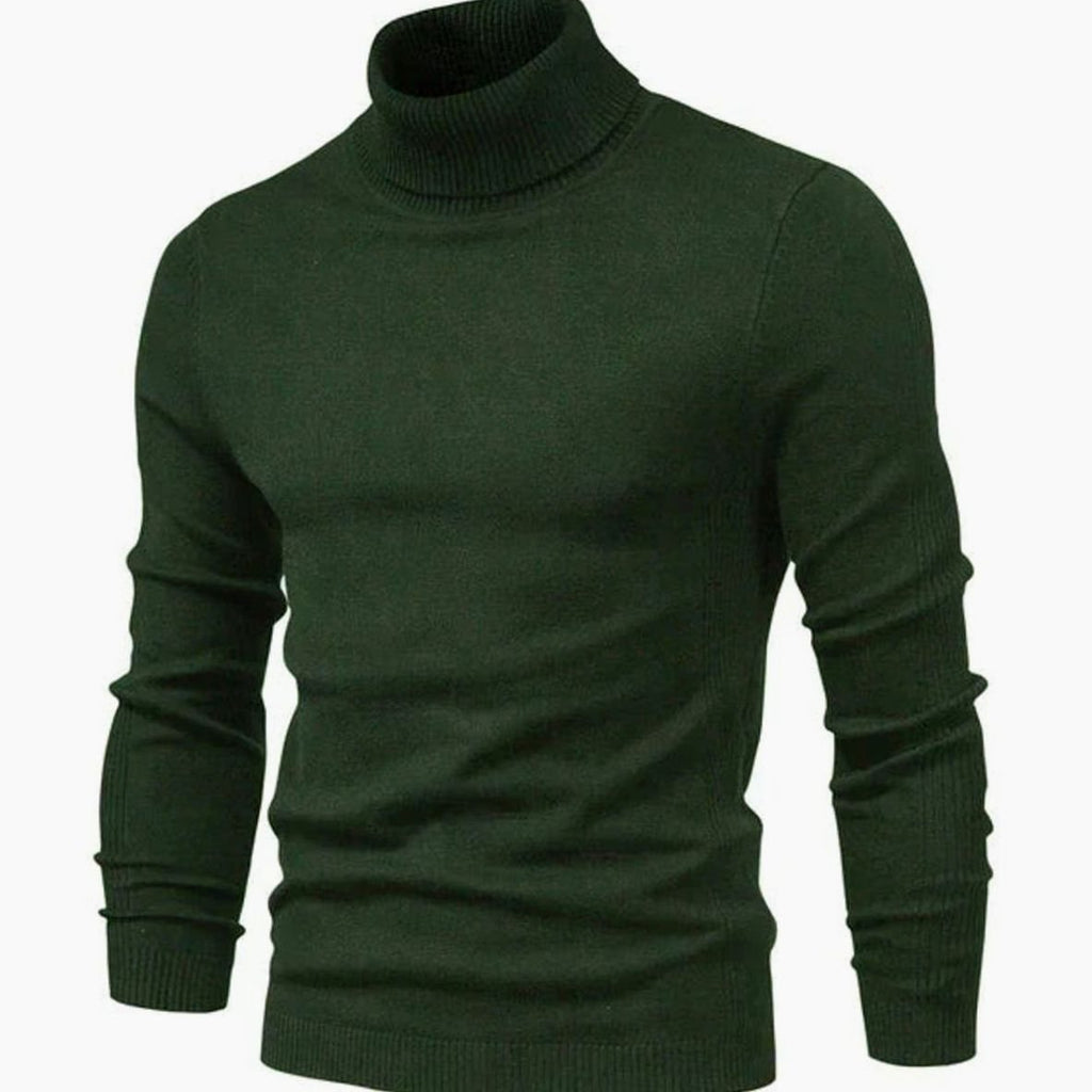 Julian | Men’s Slim-Fit Fine-Gauge Roll-Neck Turtleneck Sweater