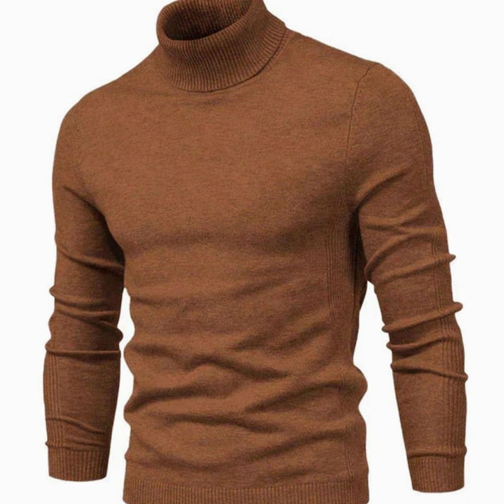 Julian | Men’s Slim-Fit Fine-Gauge Roll-Neck Turtleneck Sweater