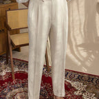 Sterling | Men’s Pleated Side-Adjuster High-Waist Dress Trousers