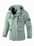 Damian | Men’s Hooded Multi-Pocket Windproof Outdoor Utility Jacket